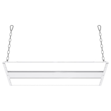 Installation is simple and effortless with durable hanging chains and V hooks.